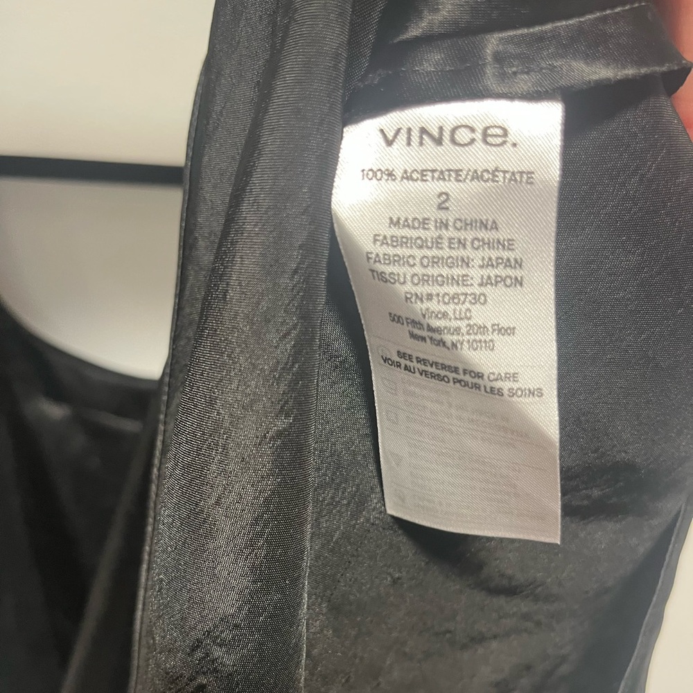Vince - Scoop neck Midi Silk dress - Picture 5 of 6
